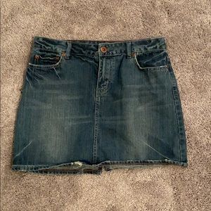 Dark Wash Jean Skirt